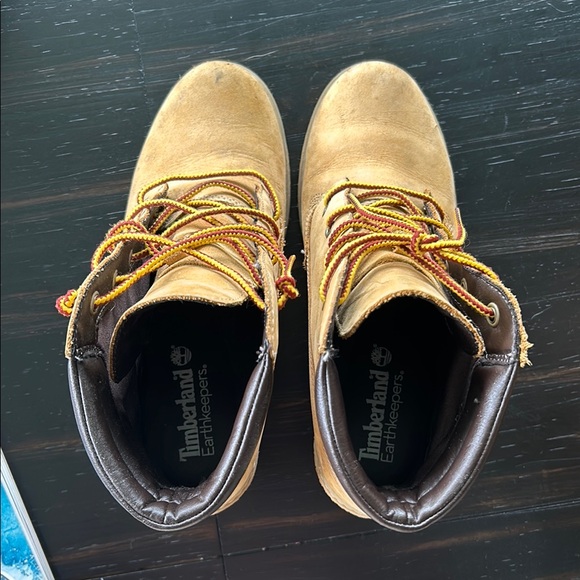 Timberland Women's Tan Wedge Boots - Picture 7 of 8